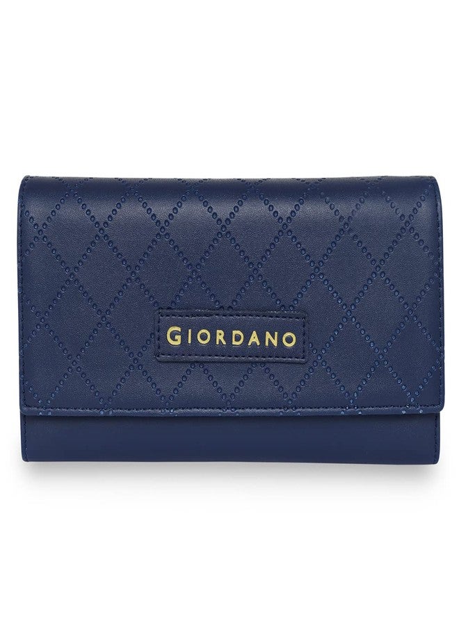 Giordano Women's Blue PU Casual Wallet - Image 1